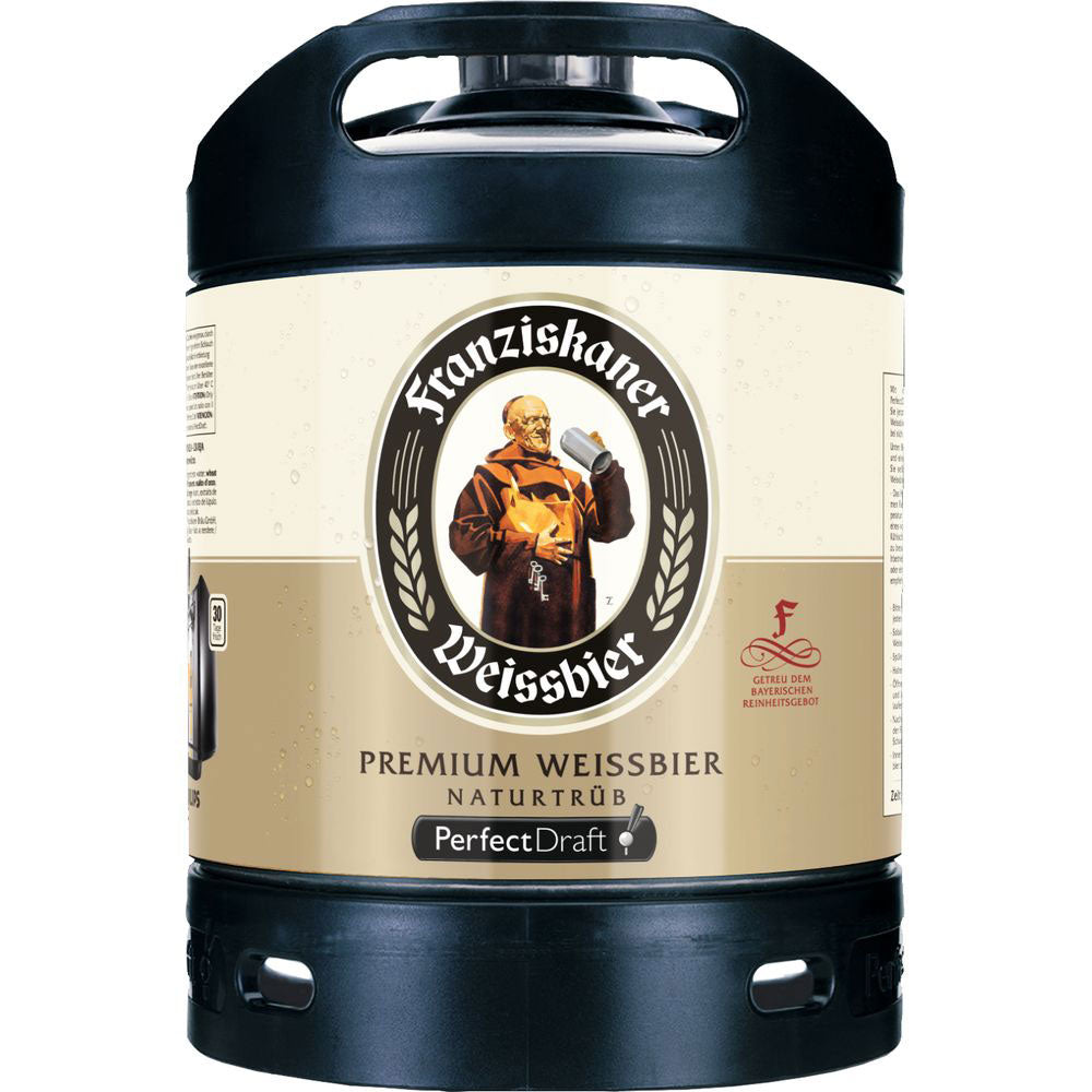 Franziskaner Weißbier Hefe Hell Perfectdraft 6 Liter
