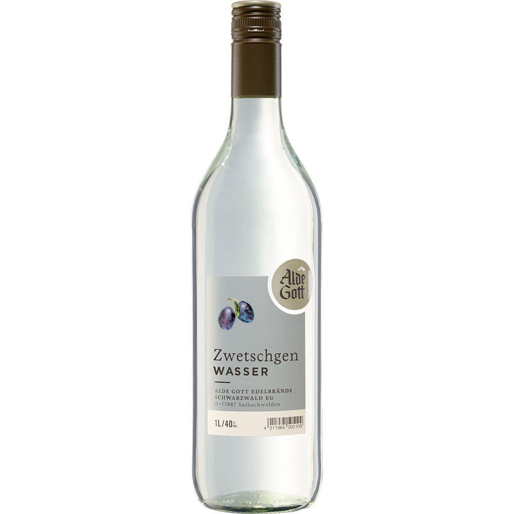 Alde Gott Schwarzwälder Zwetschgenwasser 40% 1 Liter