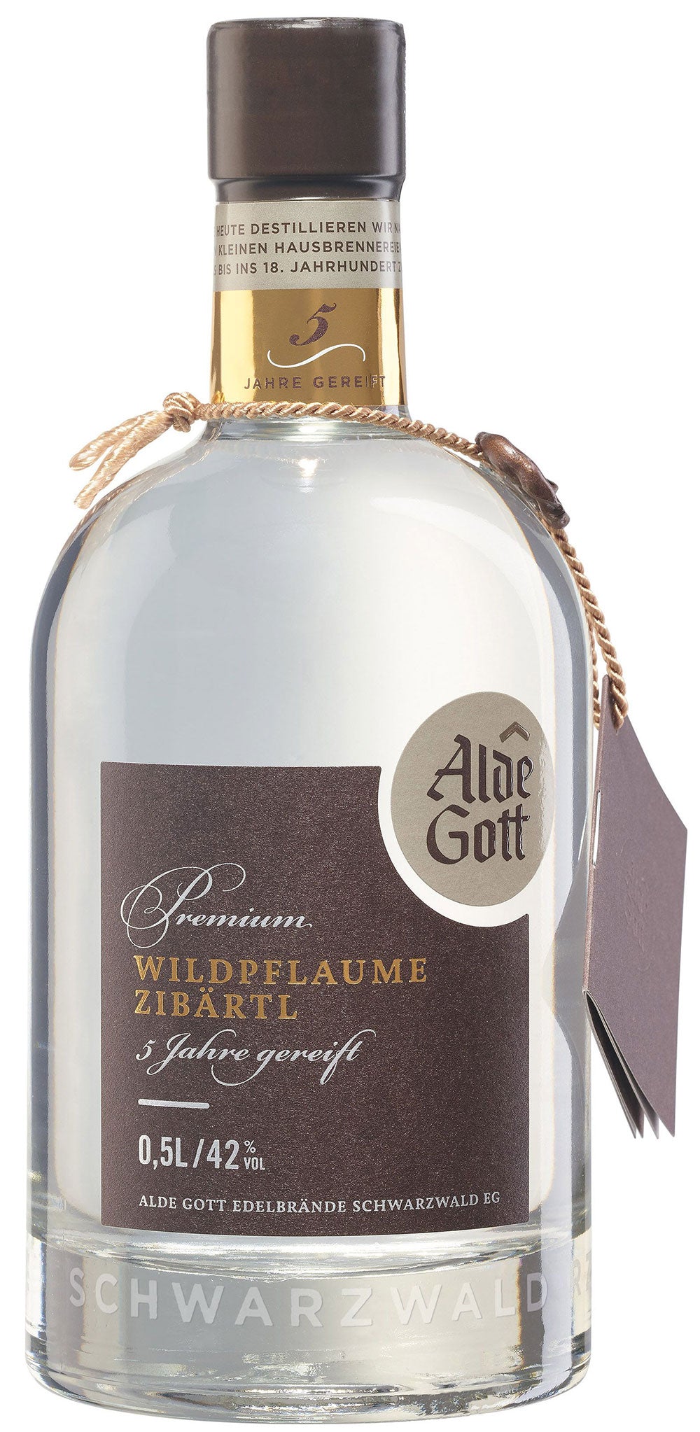 Alde Gott Wildpflaume Zibärtl 42% 0,5 Liter