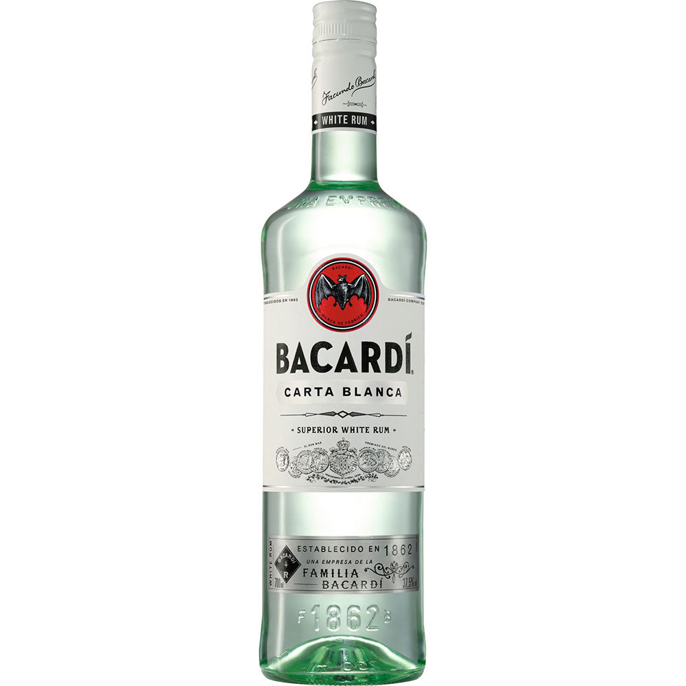 Bacardí Carta Blanca Superior White Rum 37,5% 0,7 Liter