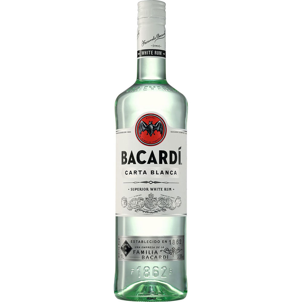 Bacardí Carta Blanca Superior White Rum 37,5% 1 Liter