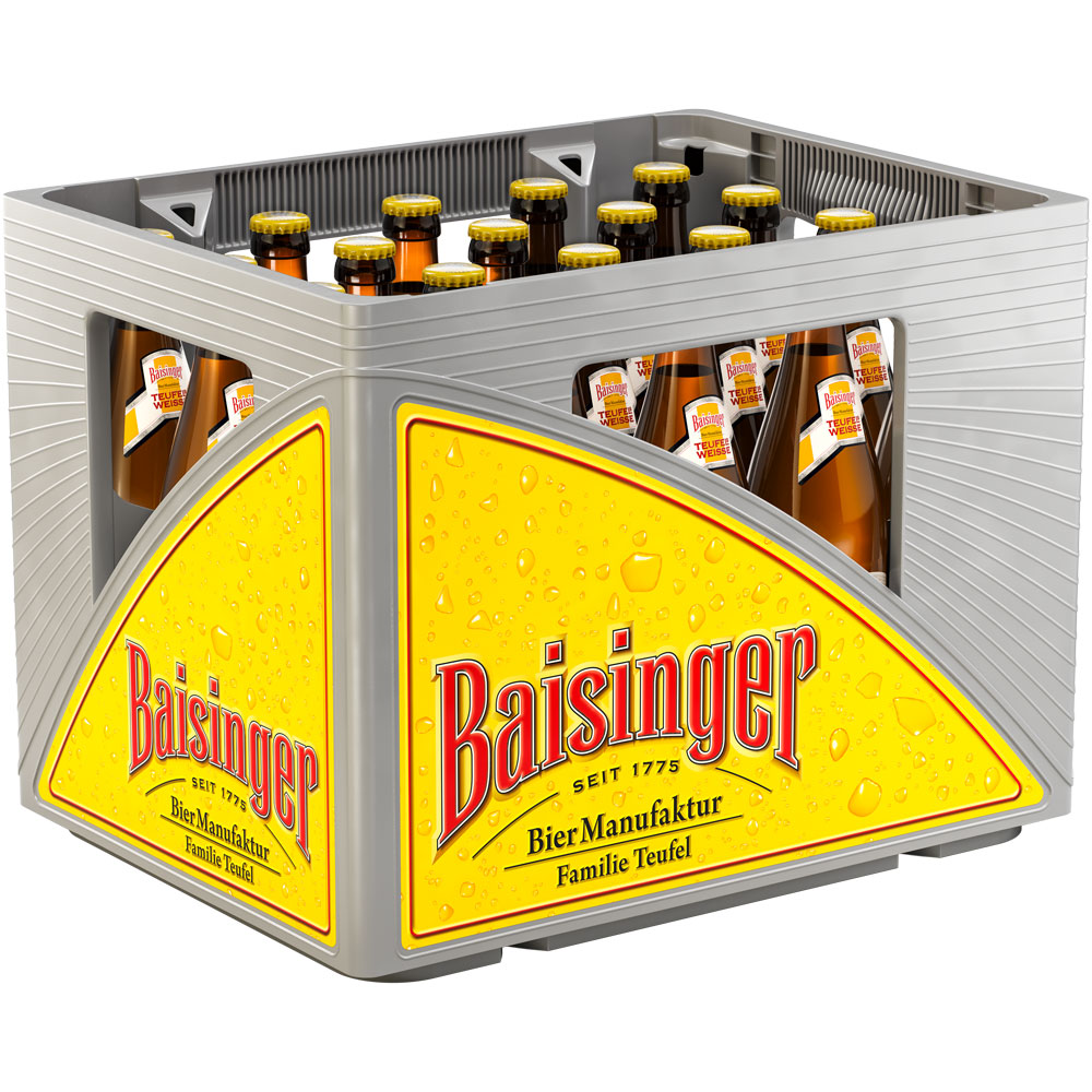 Baisinger Teufels Weiße Hefe Hell 20x 0,5 Liter (MEHRWEG)