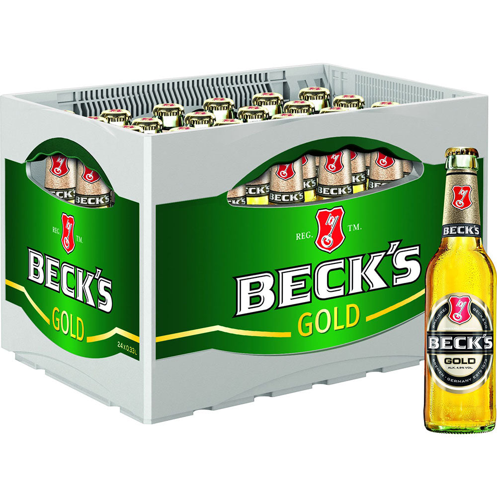 Becks Gold 24x 0,33 Liter (MEHRWEG)