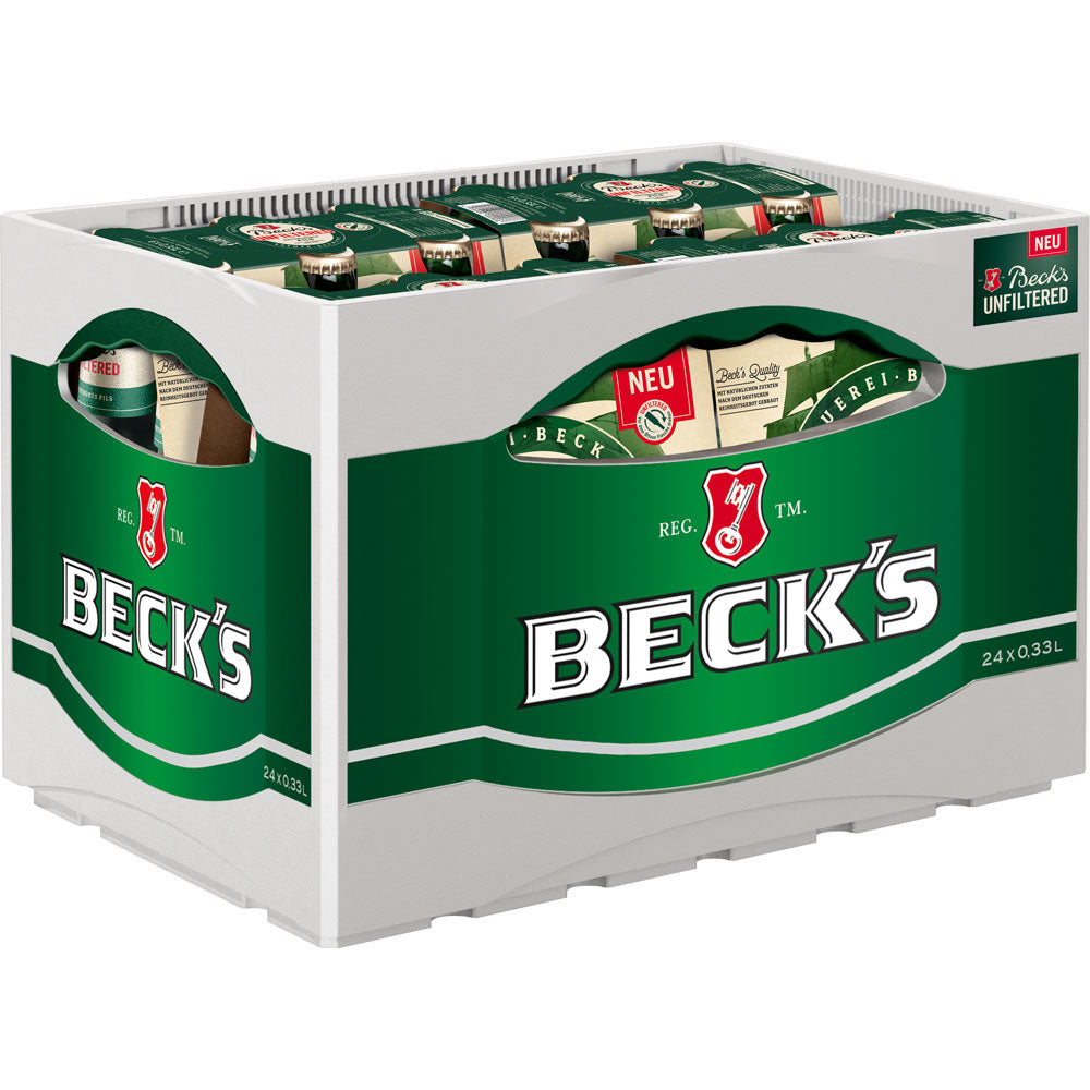 Becks Unfiltered Pils naturtrüb 24x 0,33 Liter (MEHRWEG)