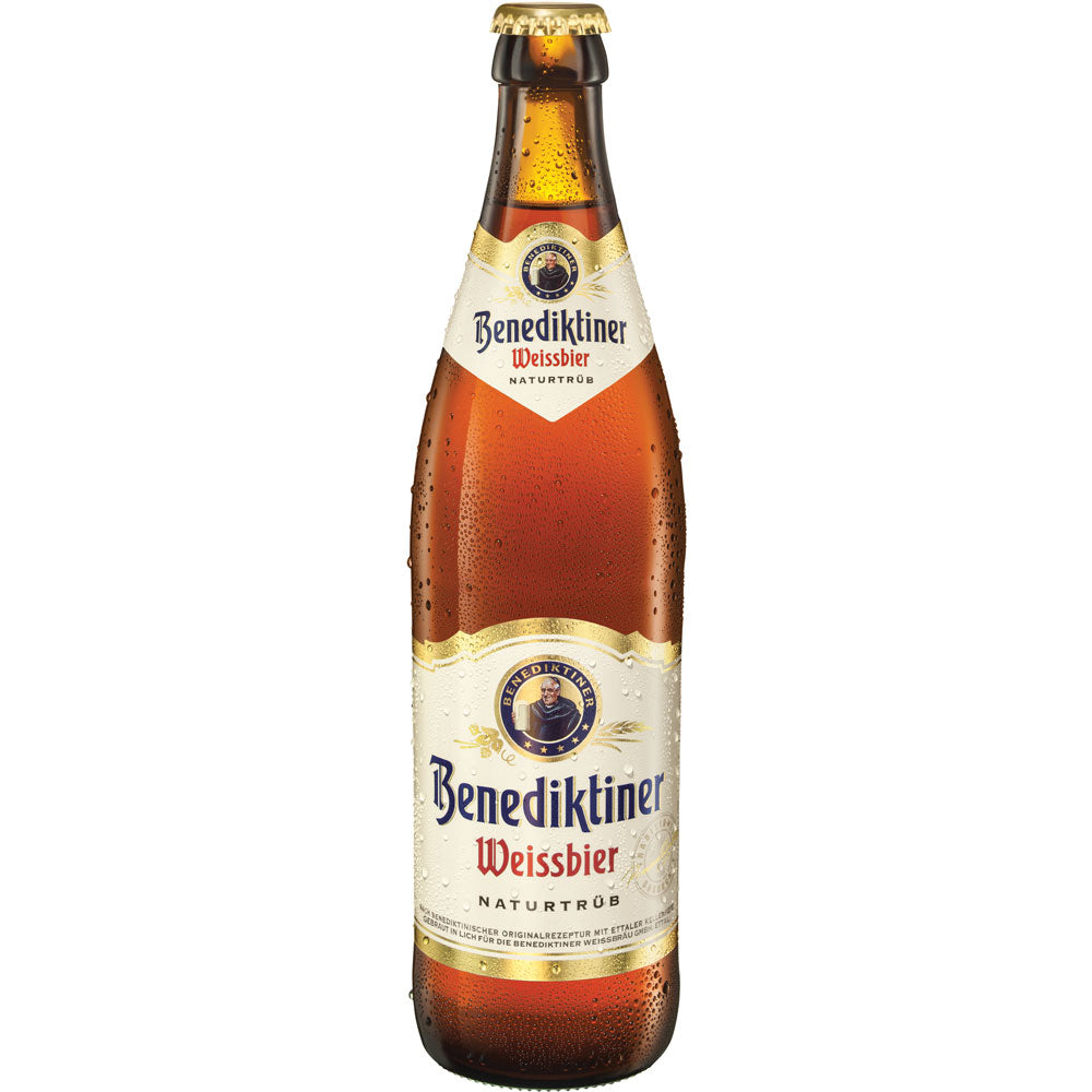 Benediktiner Weißbier Hell Naturtrüb 20x 0,5 Liter (MEHRWEG)