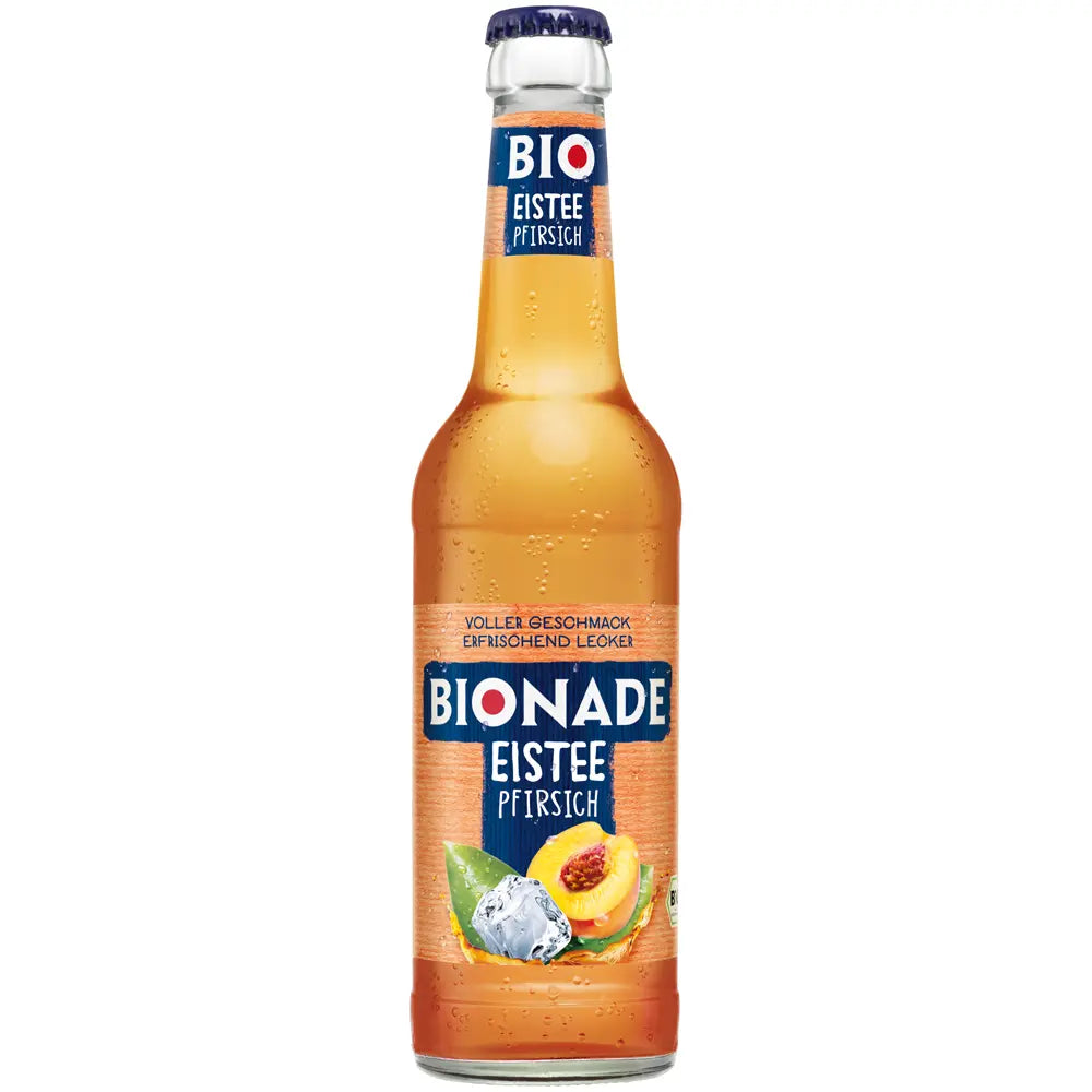 Bionade Eistee Pfirsich 12x 0,33 Liter (MEHRWEG)