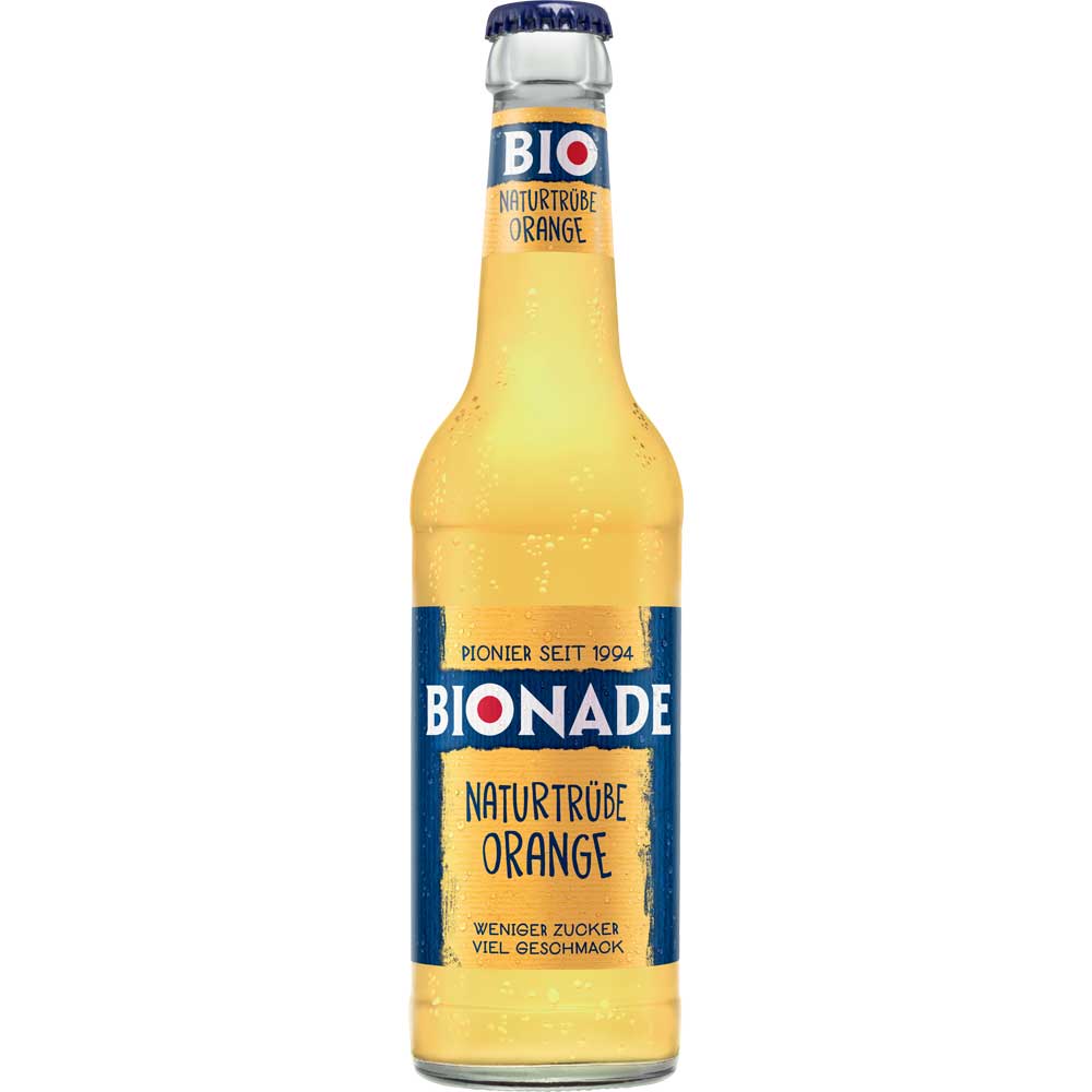 Bionade Naturtrübe Orange BIO 12x 0,33 Liter (MEHRWEG)