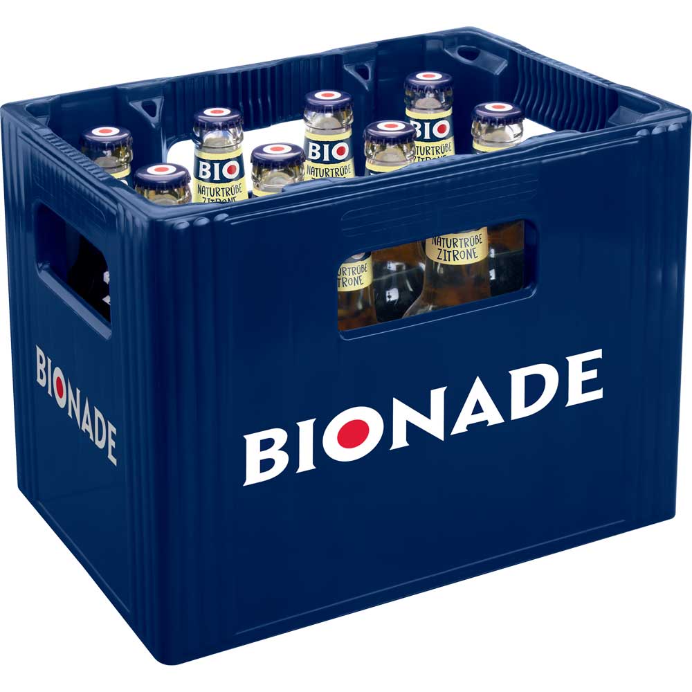 Bionade Naturtrübe Zitrone BIO 12x 0,33 Liter (MEHRWEG)