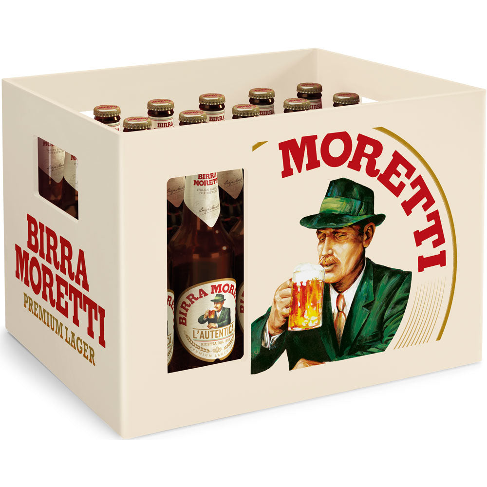 Birra Moretti 24x 0,33 Liter (MEHRWEG)