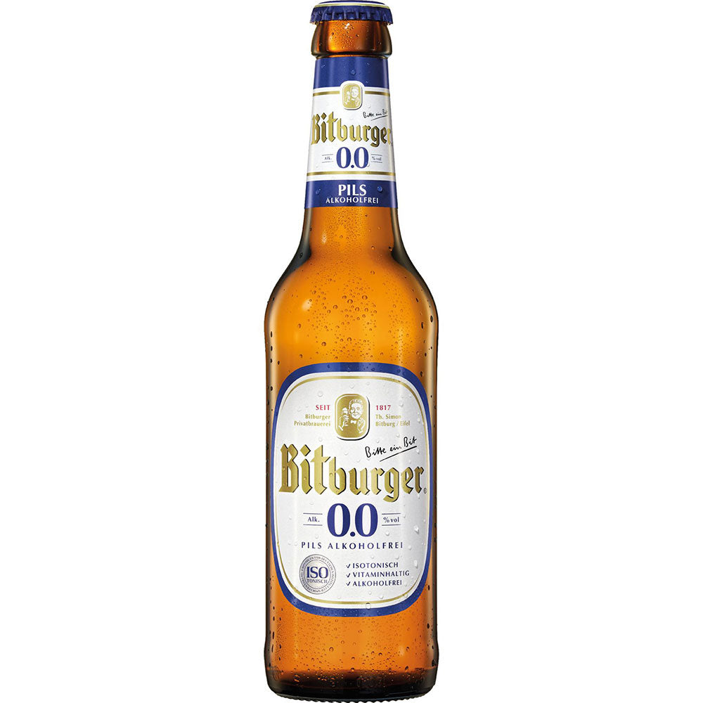 Bitburger Alkoholfrei 0,0% 24x 0,33 Liter (MEHRWEG)