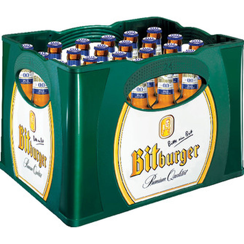 Bitburger Alkoholfrei 0,0% 24x 0,33 Liter (MEHRWEG)