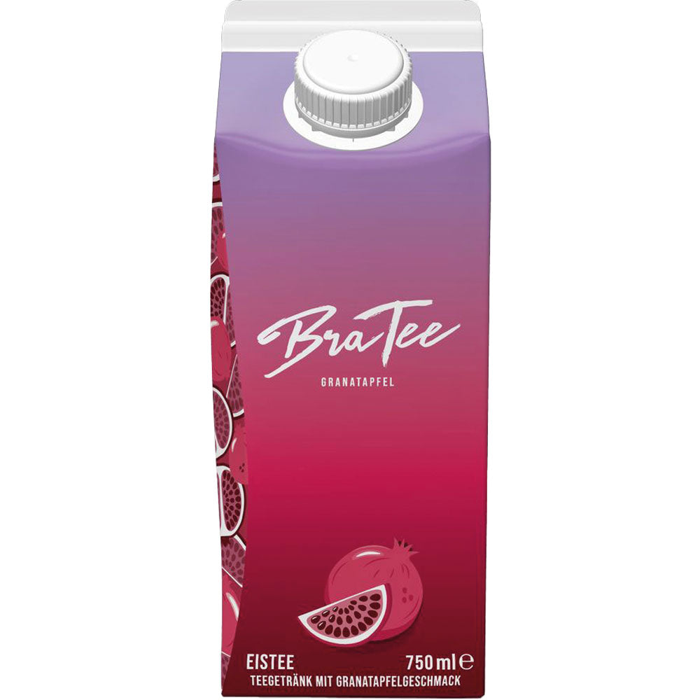 BraTee by Capital Bra Granatapfel Eistee 8x 0,75 Liter (EINWEG)