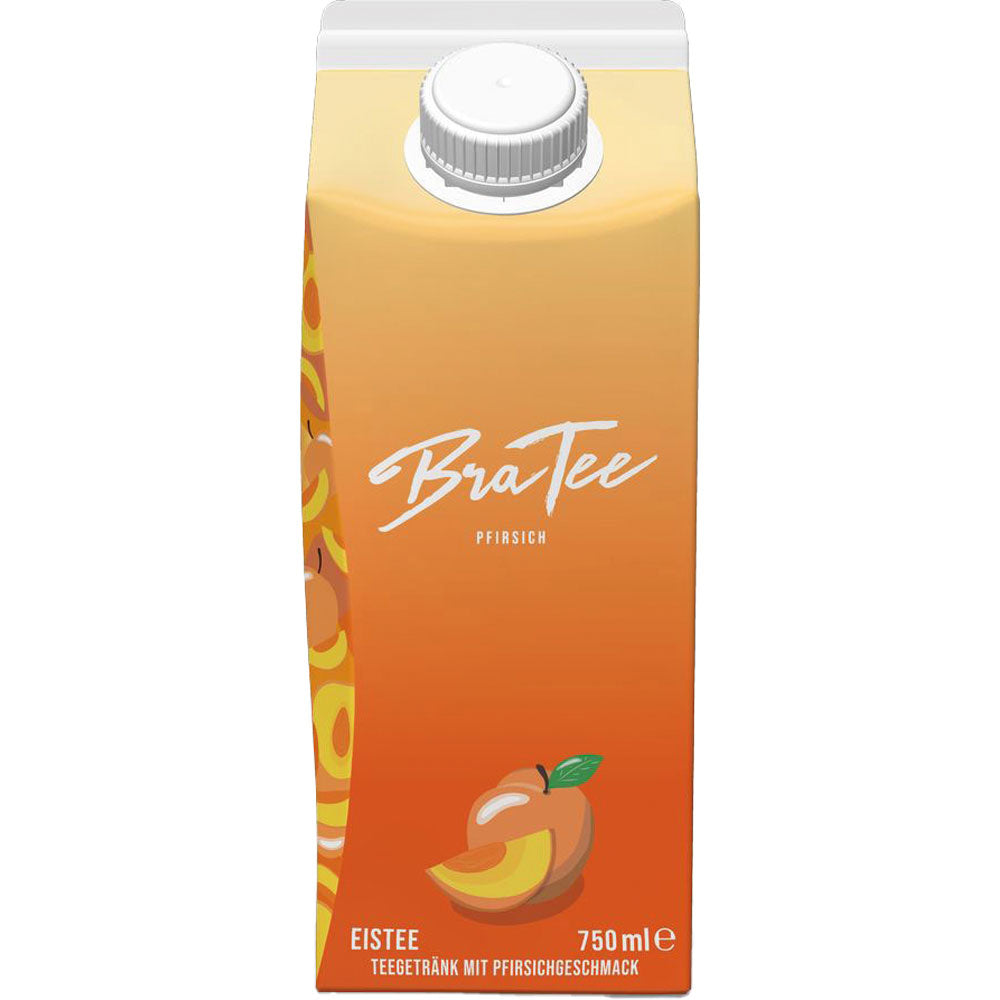BraTee by Capital Bra Pfirsich Eistee 8x 0,75 Liter (EINWEG)