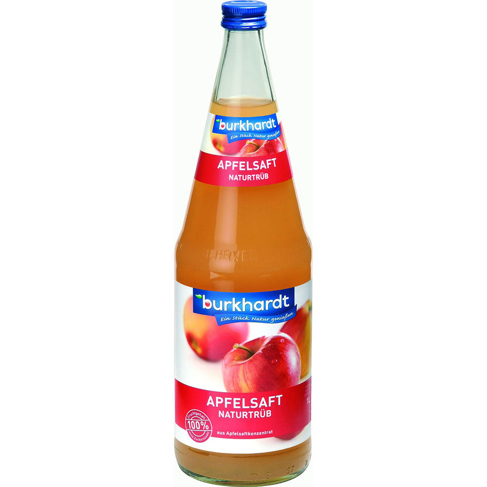 Burkhardt Apfelsaft Naturtrüb 6x 1 Liter (MEHRWEG)