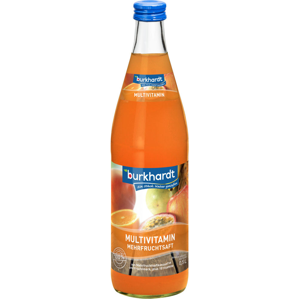 Burkhardt Multivitamin Mehrfruchtsaft 10x 0,5 Liter (MEHRWEG)