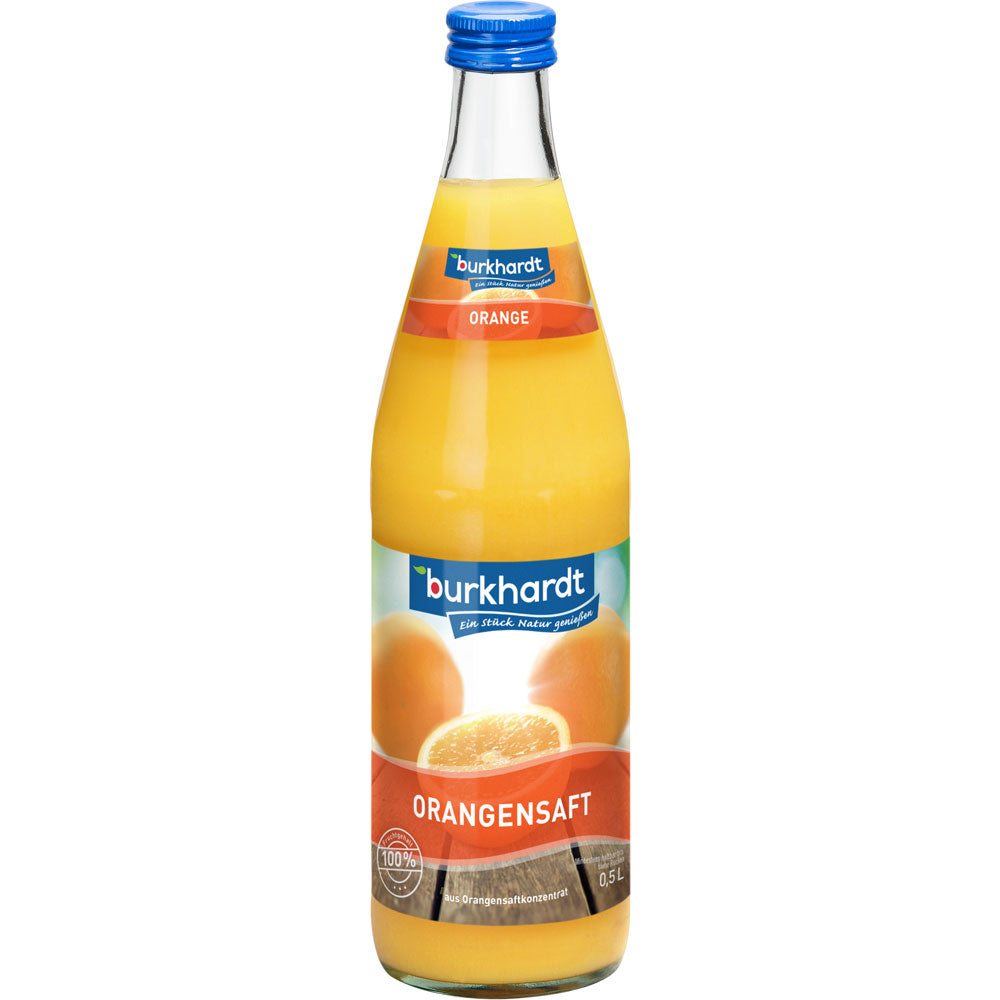 Burkhardt Orangensaft 10x 0,5 Liter (MEHRWEG)
