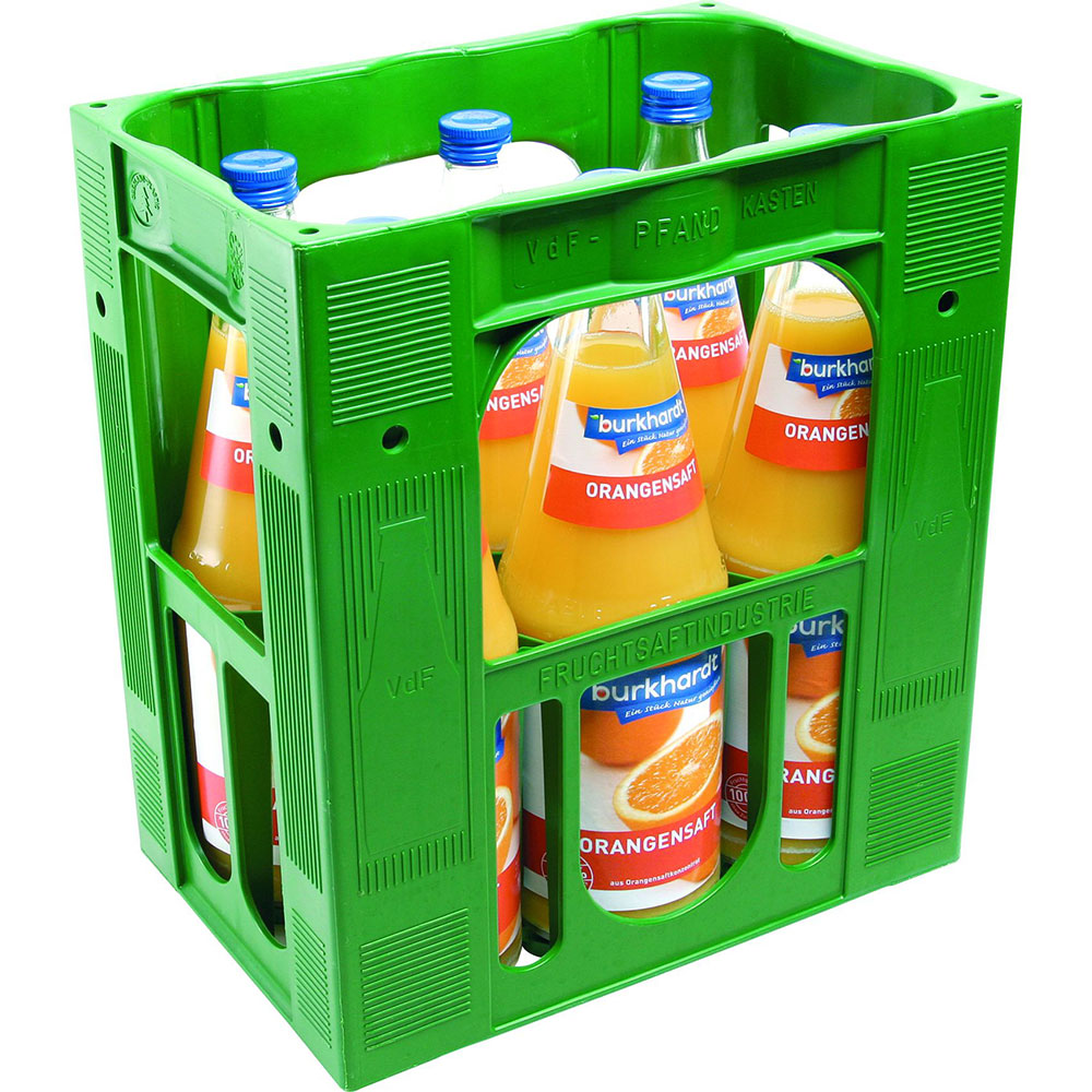 Burkhardt Orangensaft 6x 1 Liter (MEHRWEG)