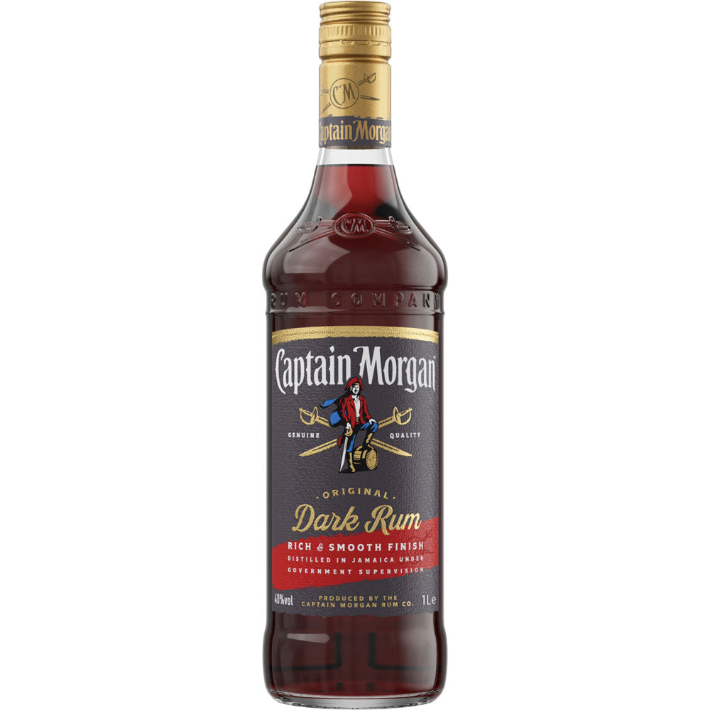 Captain Morgan Dark Rum 40% 1 Liter