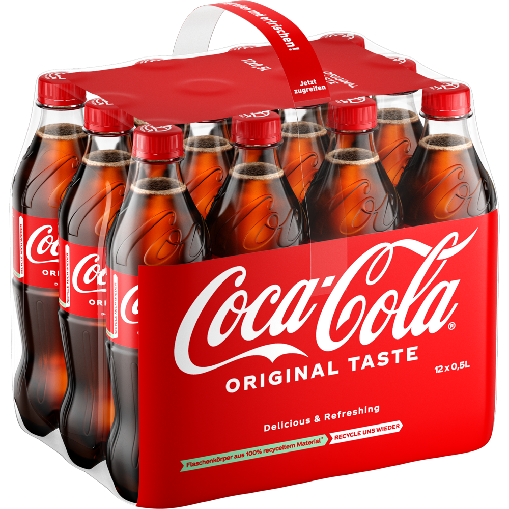 Coca Cola Original Taste EW PET 12x 0,5 Liter (EINWEG)