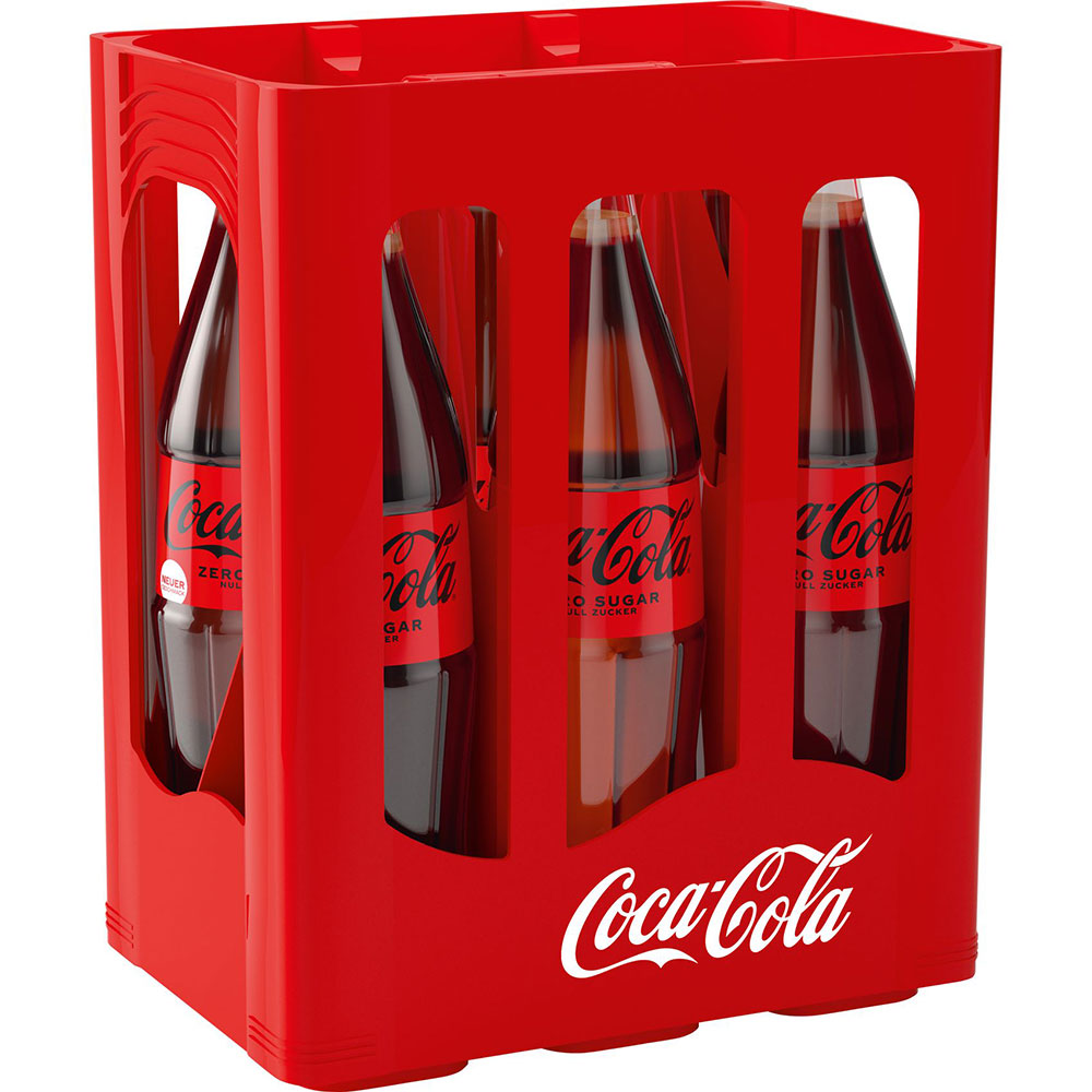 Coca Cola Zero Sugar 6x 1 Liter (MEHRWEG)