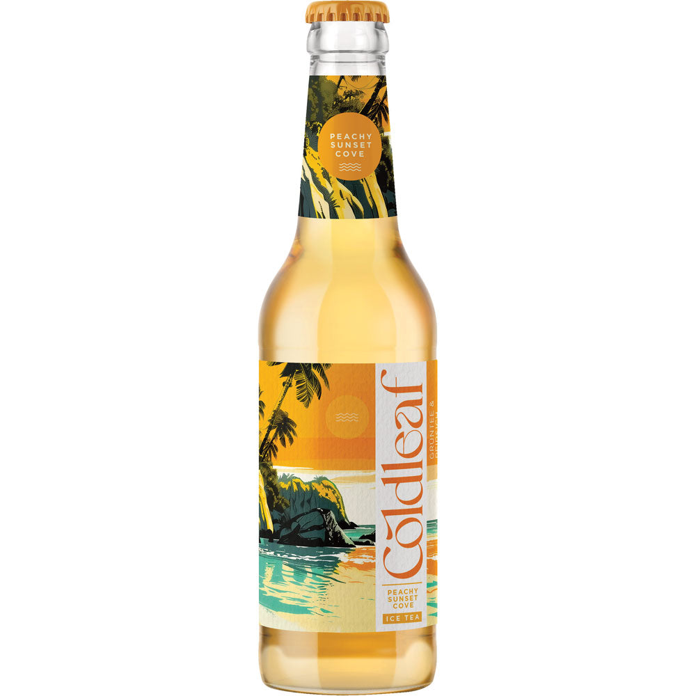 Coldleaf Peachy Sunset Cove Eistee 24x 0,33 Liter (MEHRWEG)