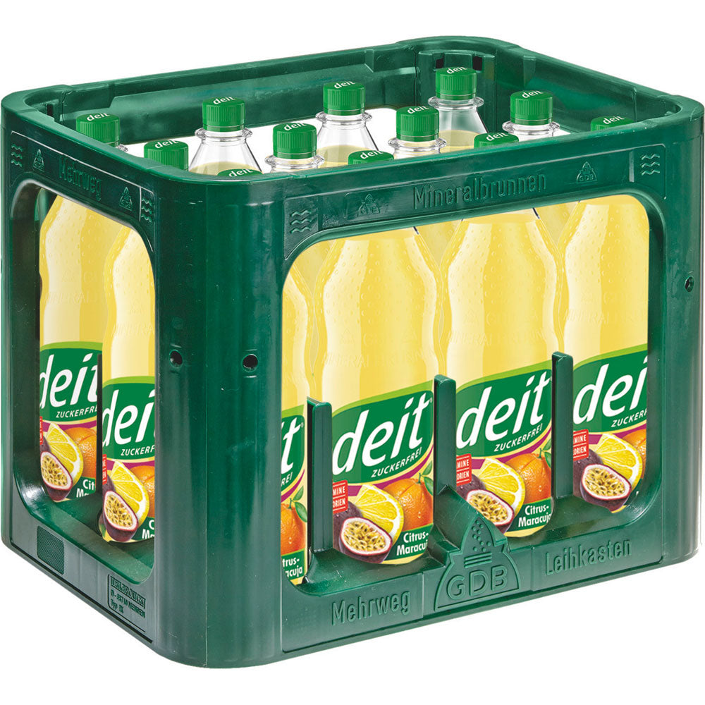 Deit Citrus Maracuja PET 12x 1 Liter (MEHRWEG)