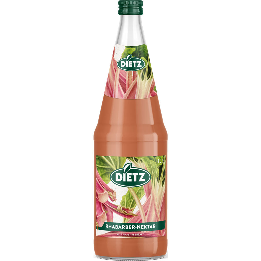 Dietz Rhabarber-Nektar 6x 1 Liter (MEHRWEG)