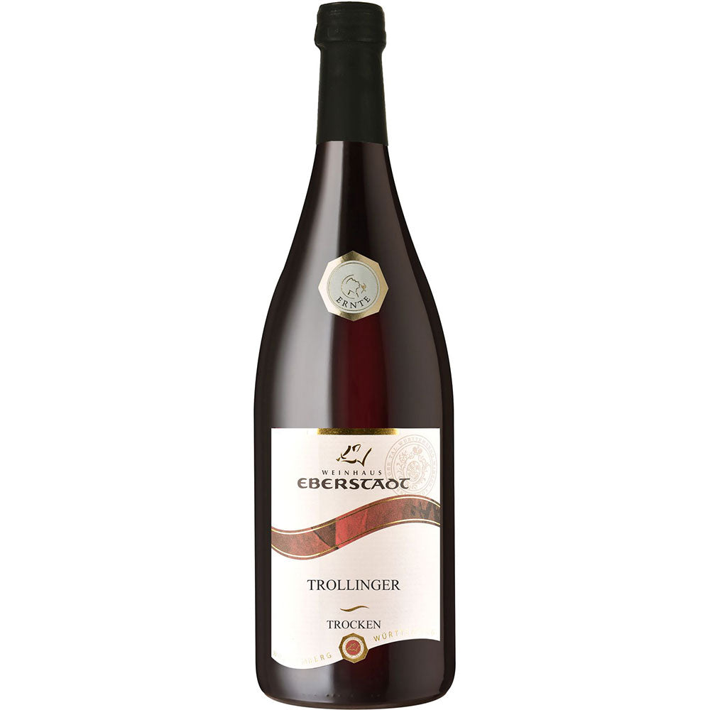 Eberstädter Eberfürst Trollinger trocken 12x 1 Liter (MEHRWEG)