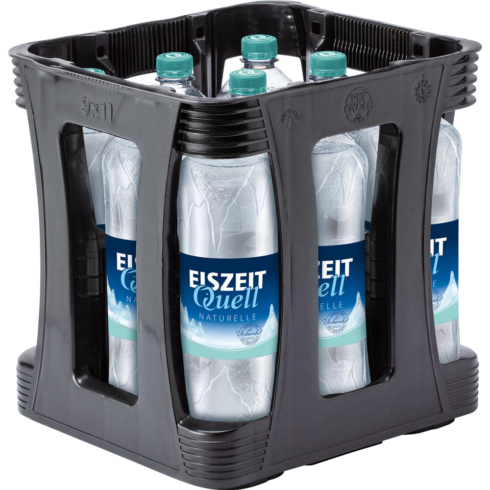 EiszeitQuell Naturelle PET 9x 1 Liter (EINWEG)