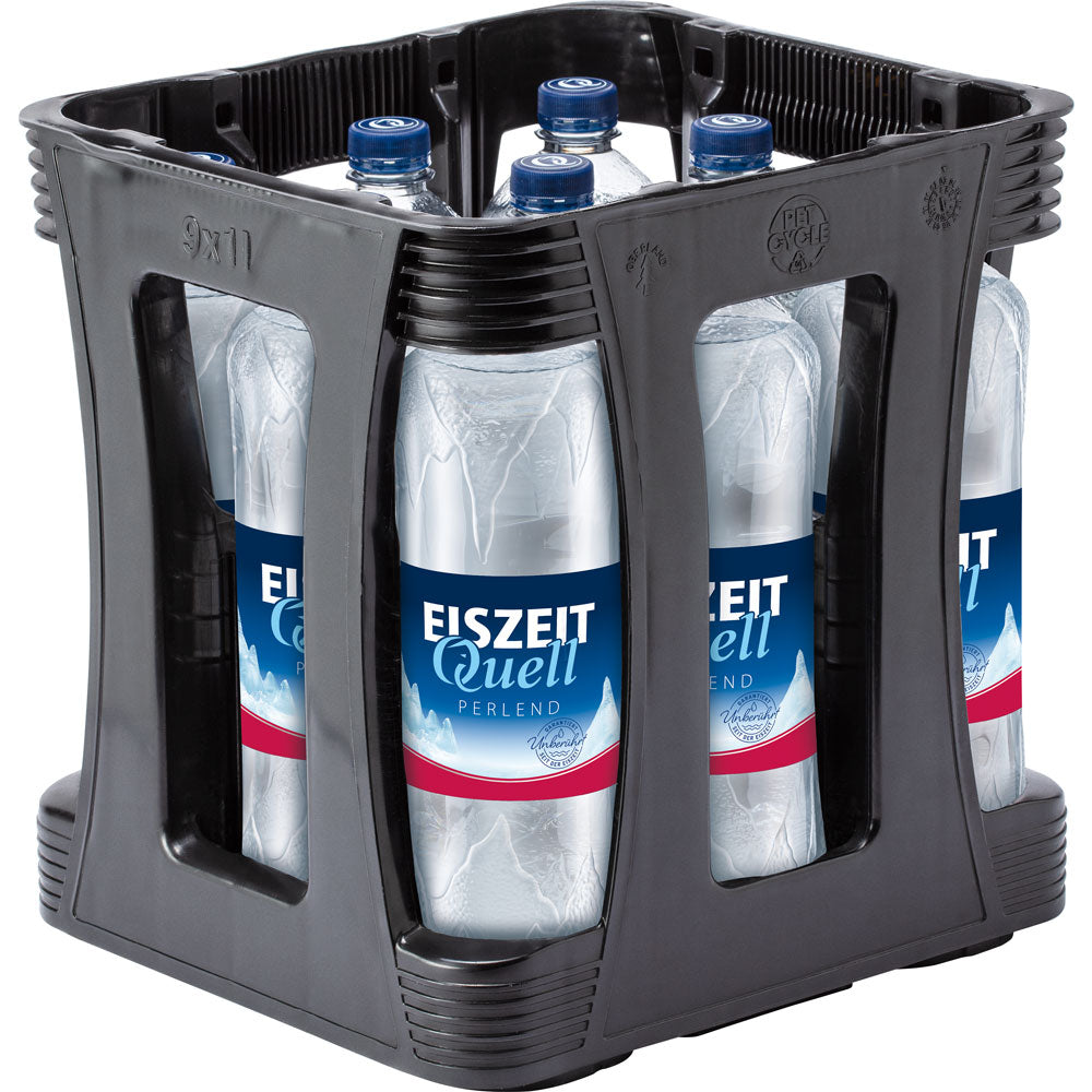 EiszeitQuell Perlend PET 9x 1 Liter (EINWEG)