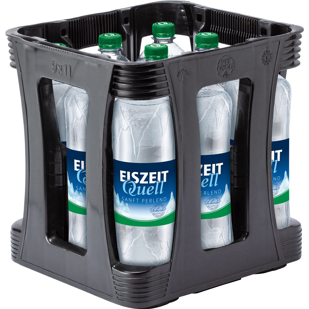 EiszeitQuell Sanft Perlend 9x 1 Liter (EINWEG)