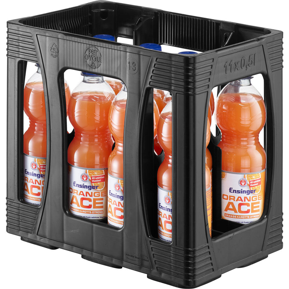 Ensinger ACE Orangen-Karotten-Zitronen PET 11x 0,5 Liter (MEHRWEG)