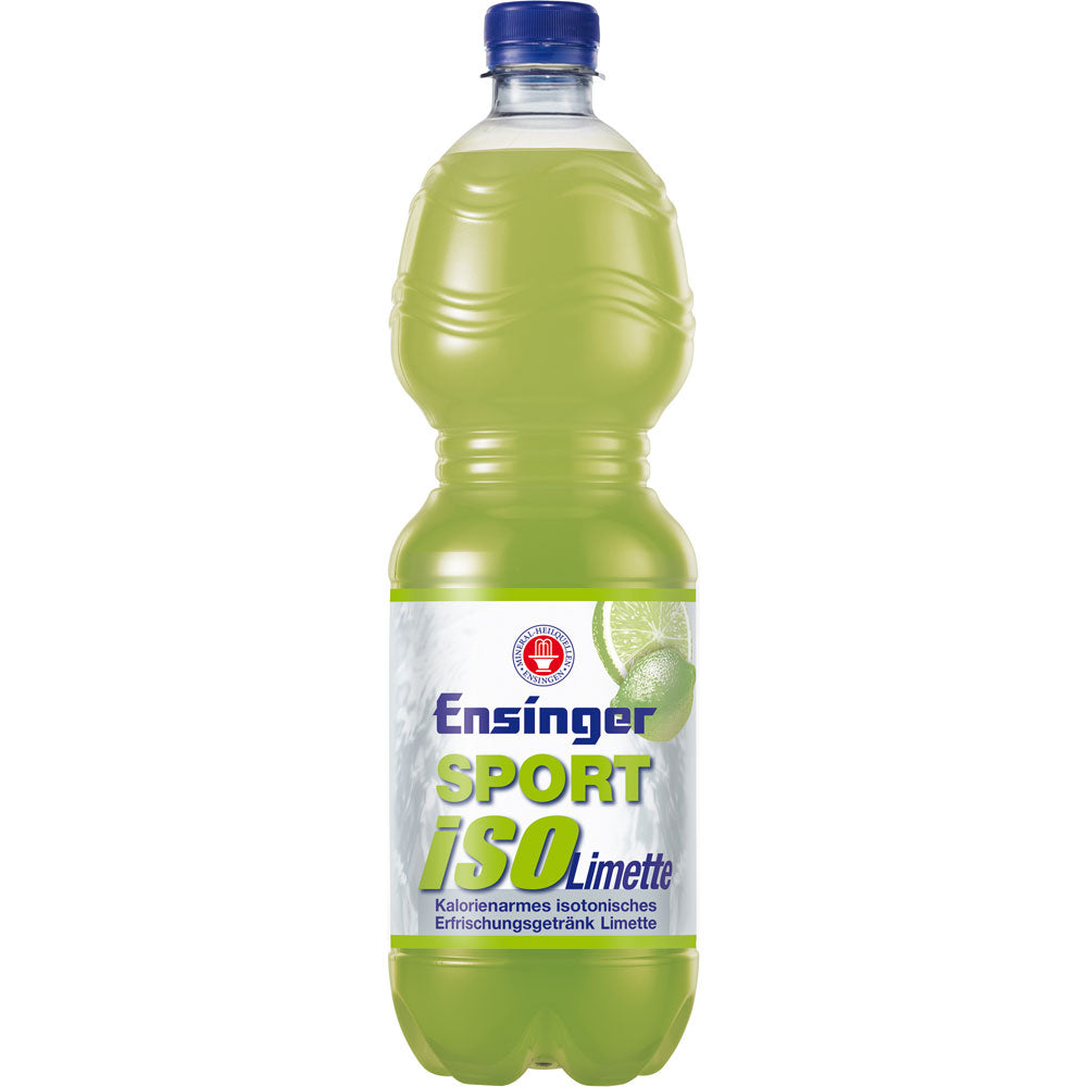 Ensinger Sport Iso Limette PET 9x 1 Liter (MEHRWEG)