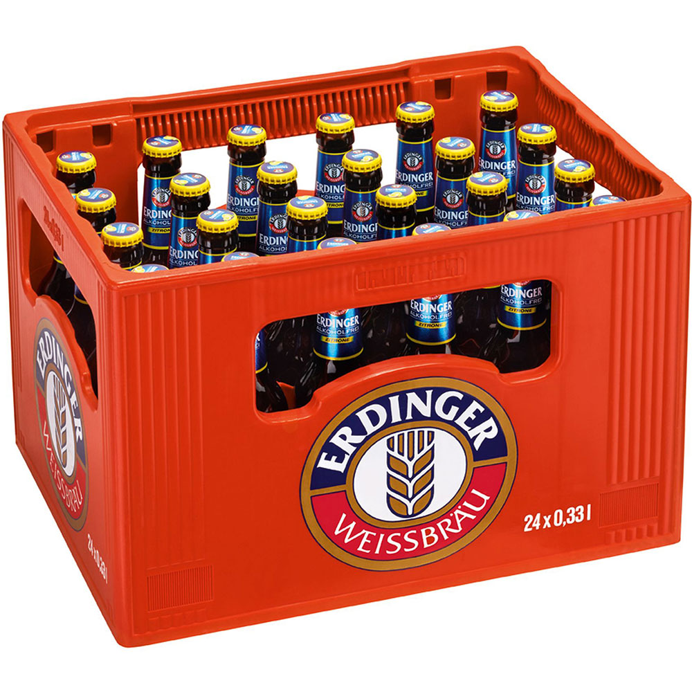 Erdinger Alkoholfrei Zitrone 24x 0,33 Liter (MEHRWEG)
