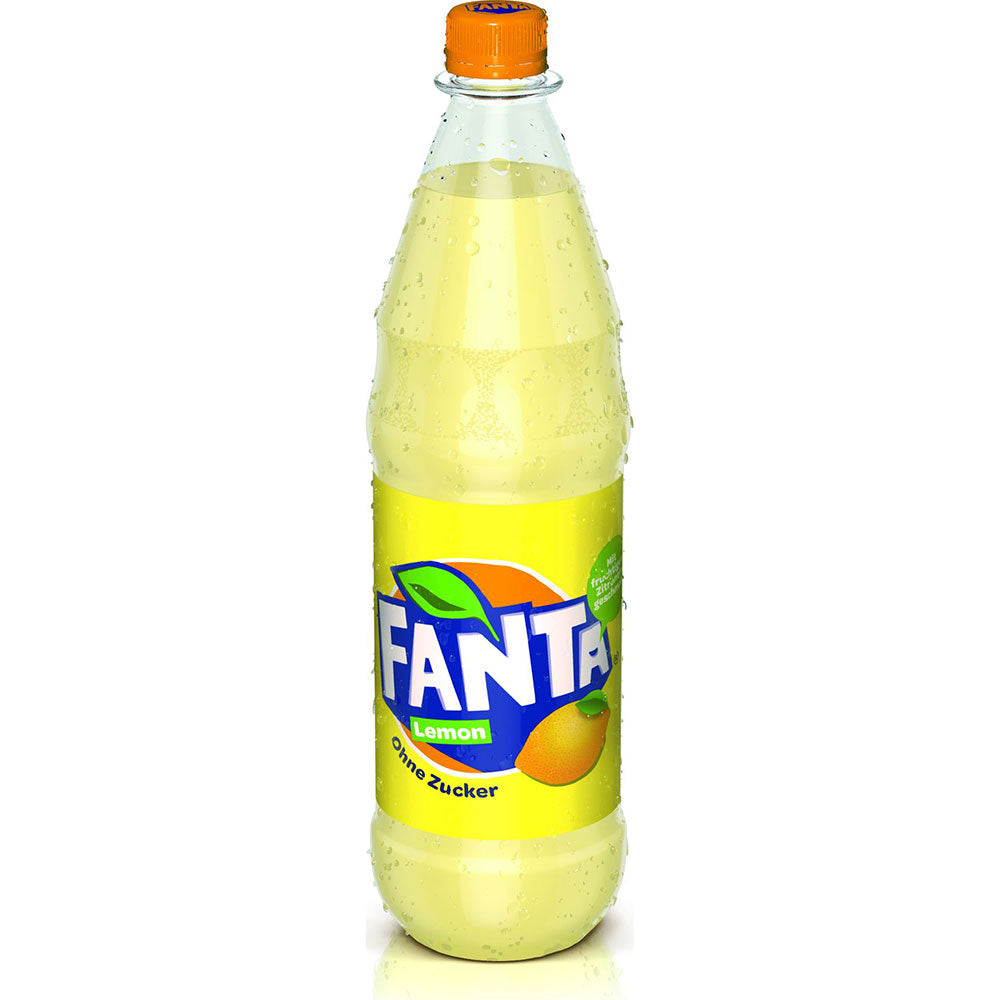 Fanta Lemon Zero ohne Zucker PET 12x 1 Liter (MEHRWEG)