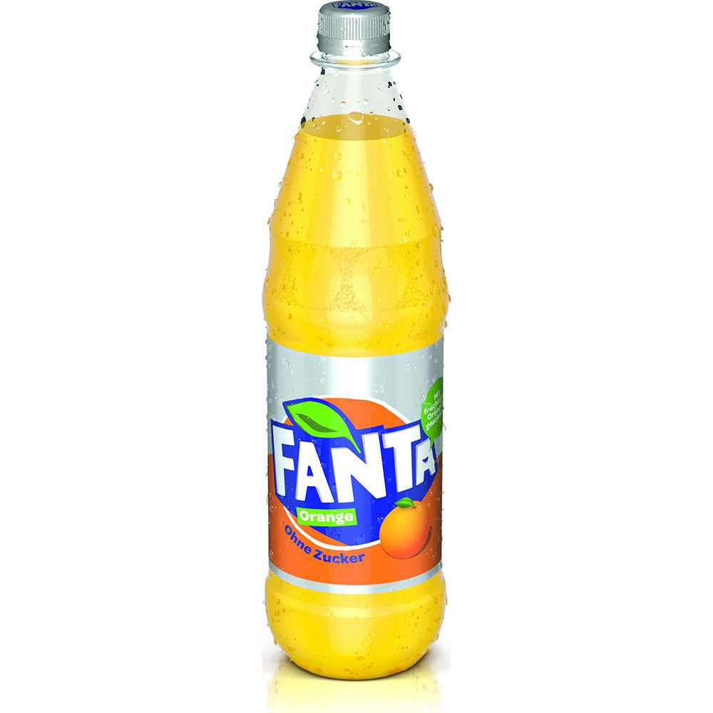 Fanta Orange Zero ohne Zucker PET 12x 1 Liter (MEHRWEG)