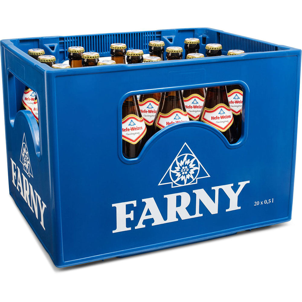 Farny Hefe-Weizen Hell Edelweiss 20x 0,5 Liter (MEHRWEG)