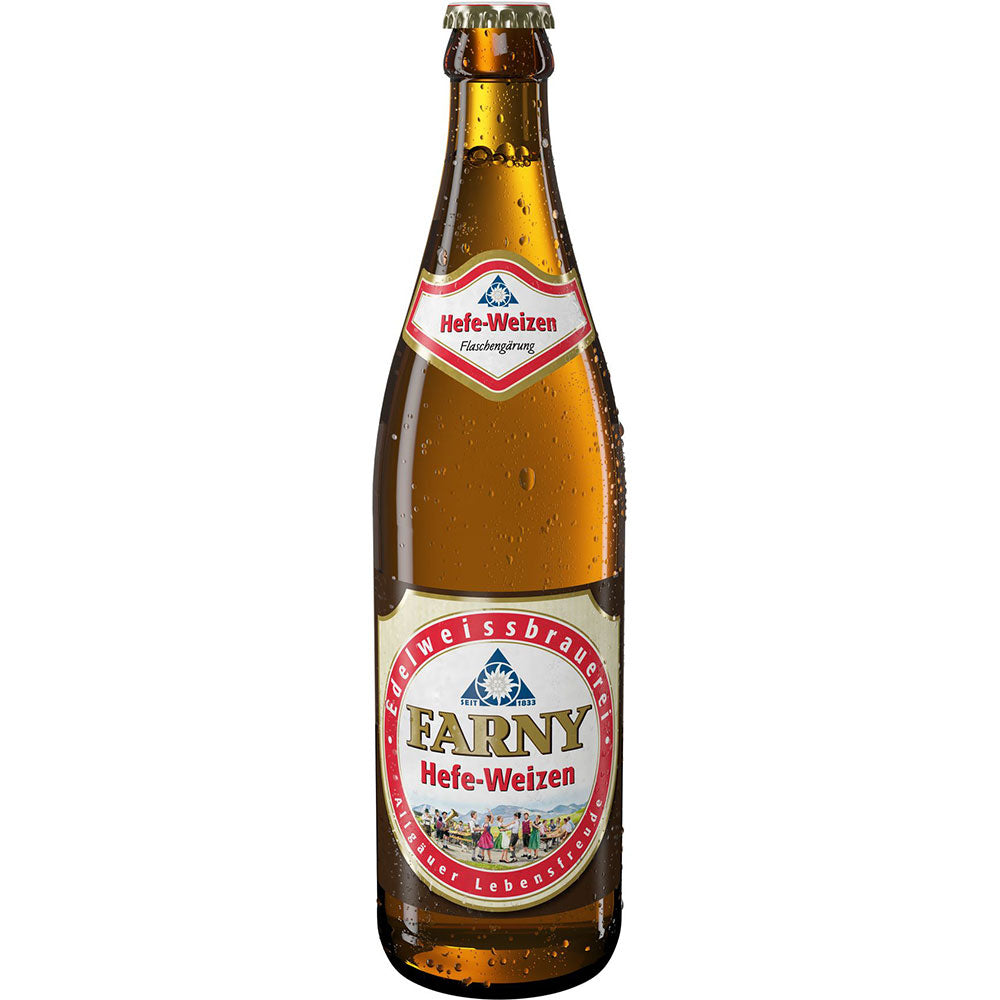Farny Hefe-Weizen Hell Edelweiss 20x 0,5 Liter (MEHRWEG)