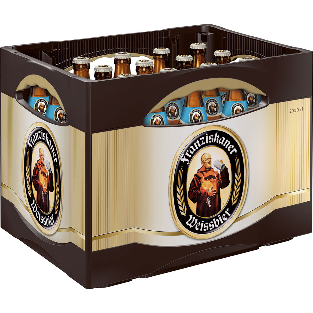 Franziskaner Hefe-Weissbier Leicht 20x 0,5 Liter (MEHRWEG)