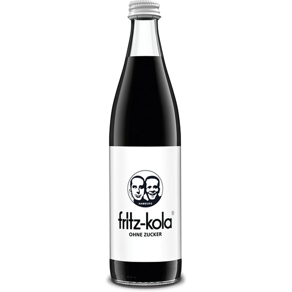 Fritz Kola ohne Zucker 10x 0,5 Liter (MEHRWEG)