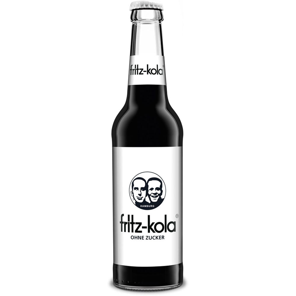 Fritz Kola ohne Zucker 24x 0,33 Liter (MEHRWEG)