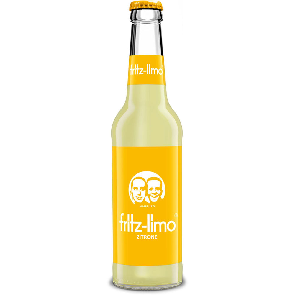 Fritz Limo Zitronen Limonade 24x 0,33 Liter (MEHRWEG)