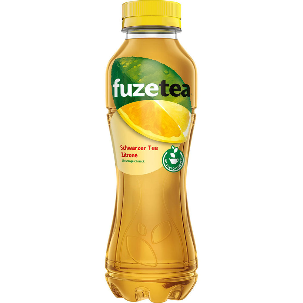 Fuze Tea Schwarzer Tee Zitrone Eistee PET 12x 0,4 Liter (EINWEG)