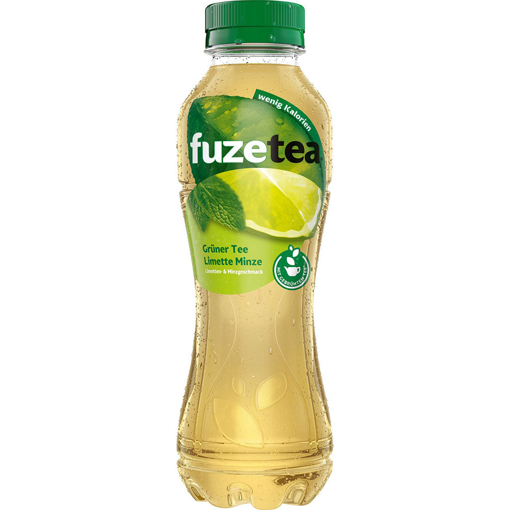 Fuze Tea Grüner Tee Limette Minze Eistee PET 12x 0,4 Liter (EINWEG)