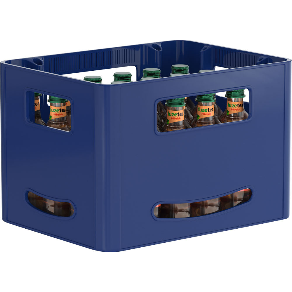 Fuze Tea Schwarzer Tee Pfirsich Eistee 24x 0,3 Liter (MEHRWEG)