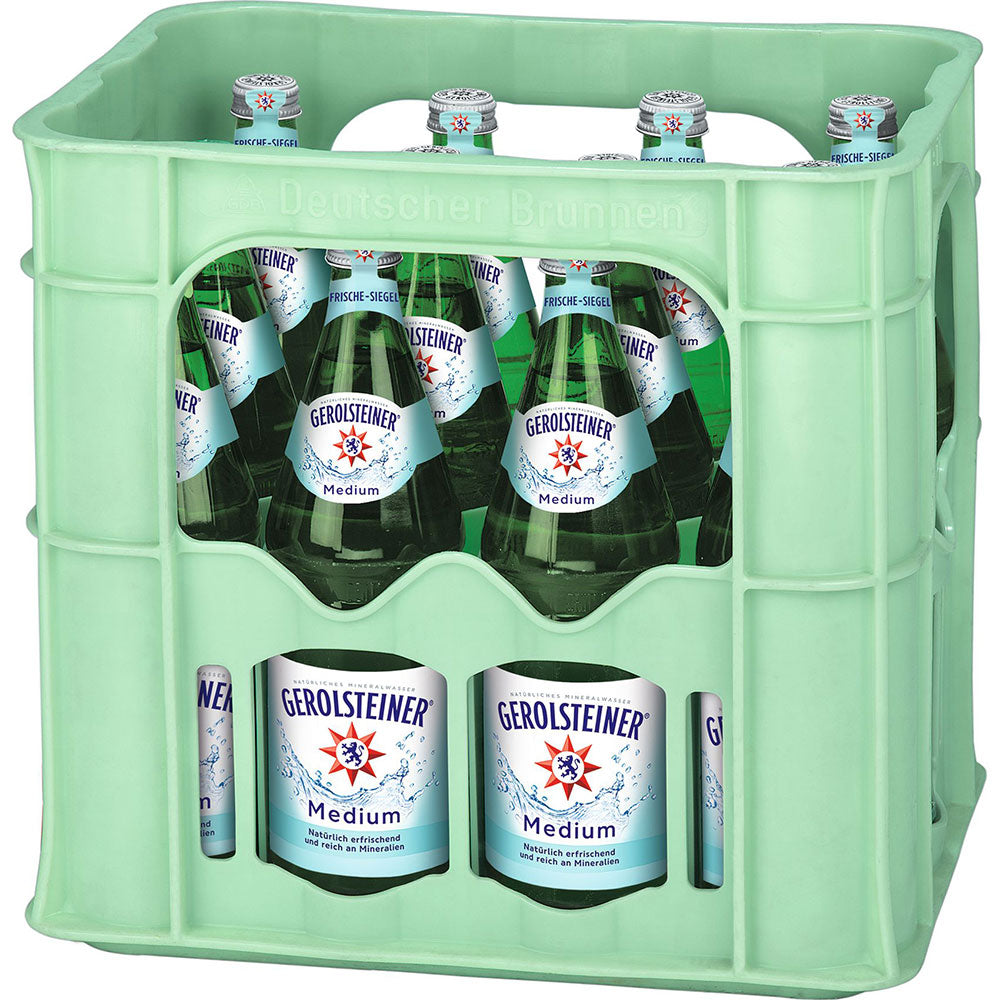 Gerolsteiner Medium Stille Quelle 12x 0,75 Liter (MEHRWEG)