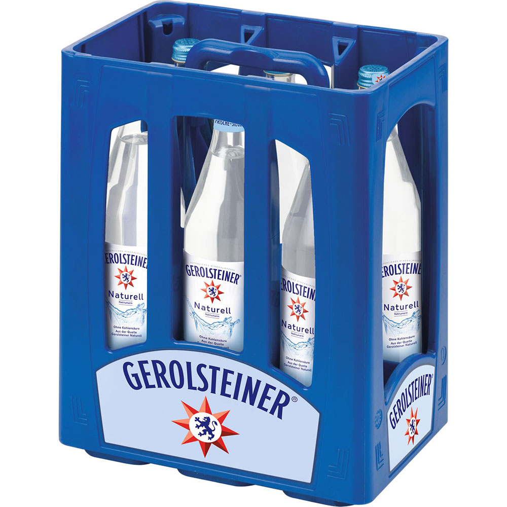 Gerolsteiner Naturell PET 6x 1,5 Liter (MEHRWEG)