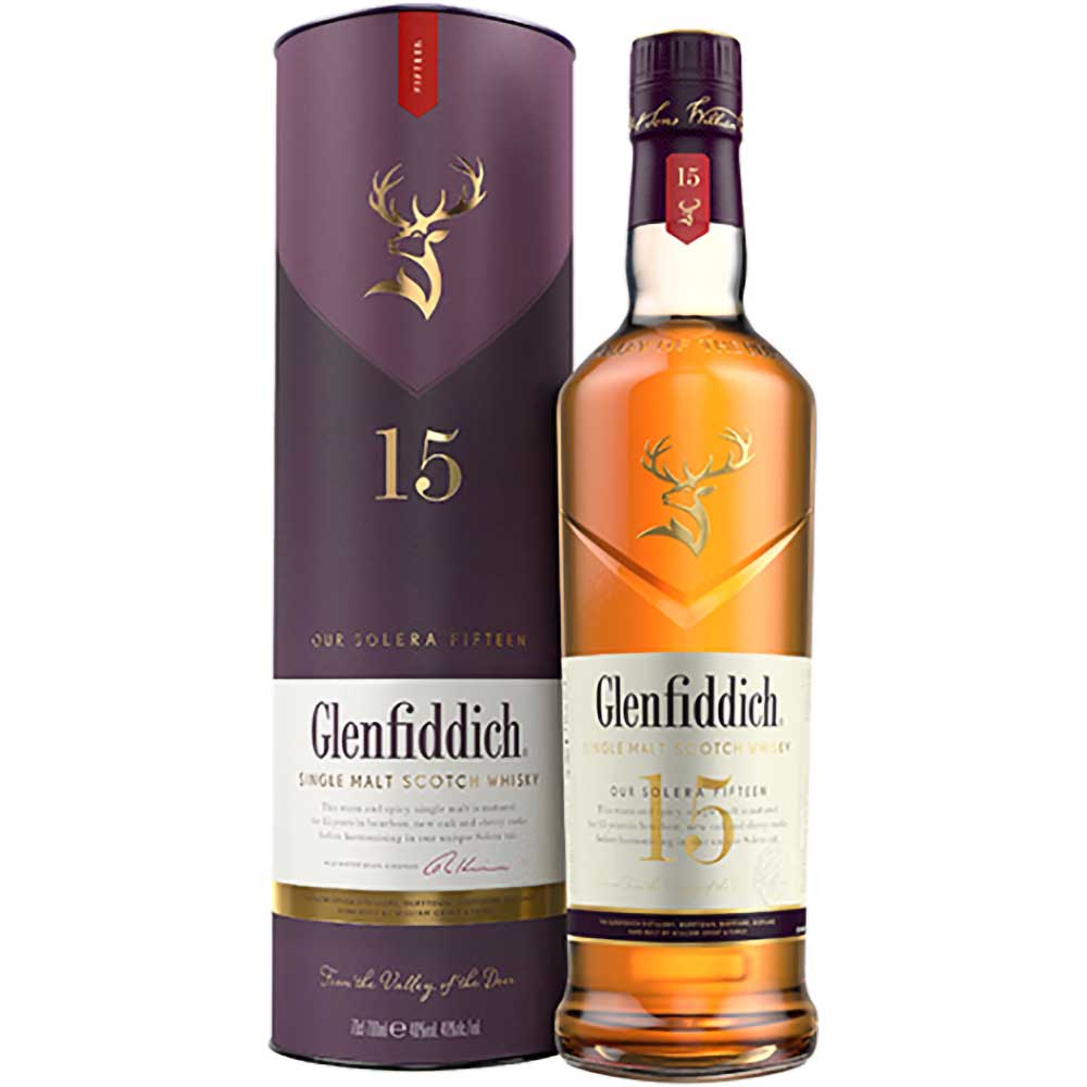 Glenfiddich 15 Jahre Solera Reserve Single Malt Scotch Whisky 40% 0,7 Liter