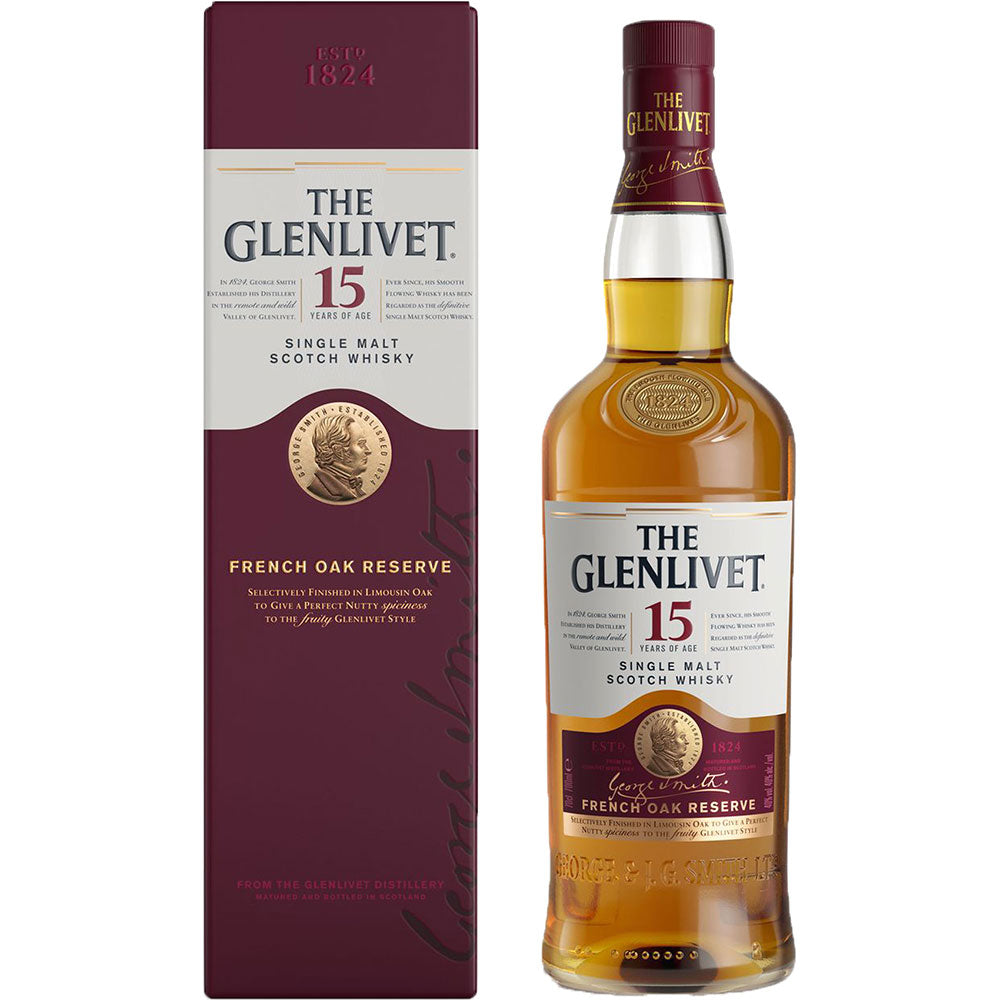 Glenlivet 15 Jahre Single Malt Scotch Whisky 40% 0,7 Liter