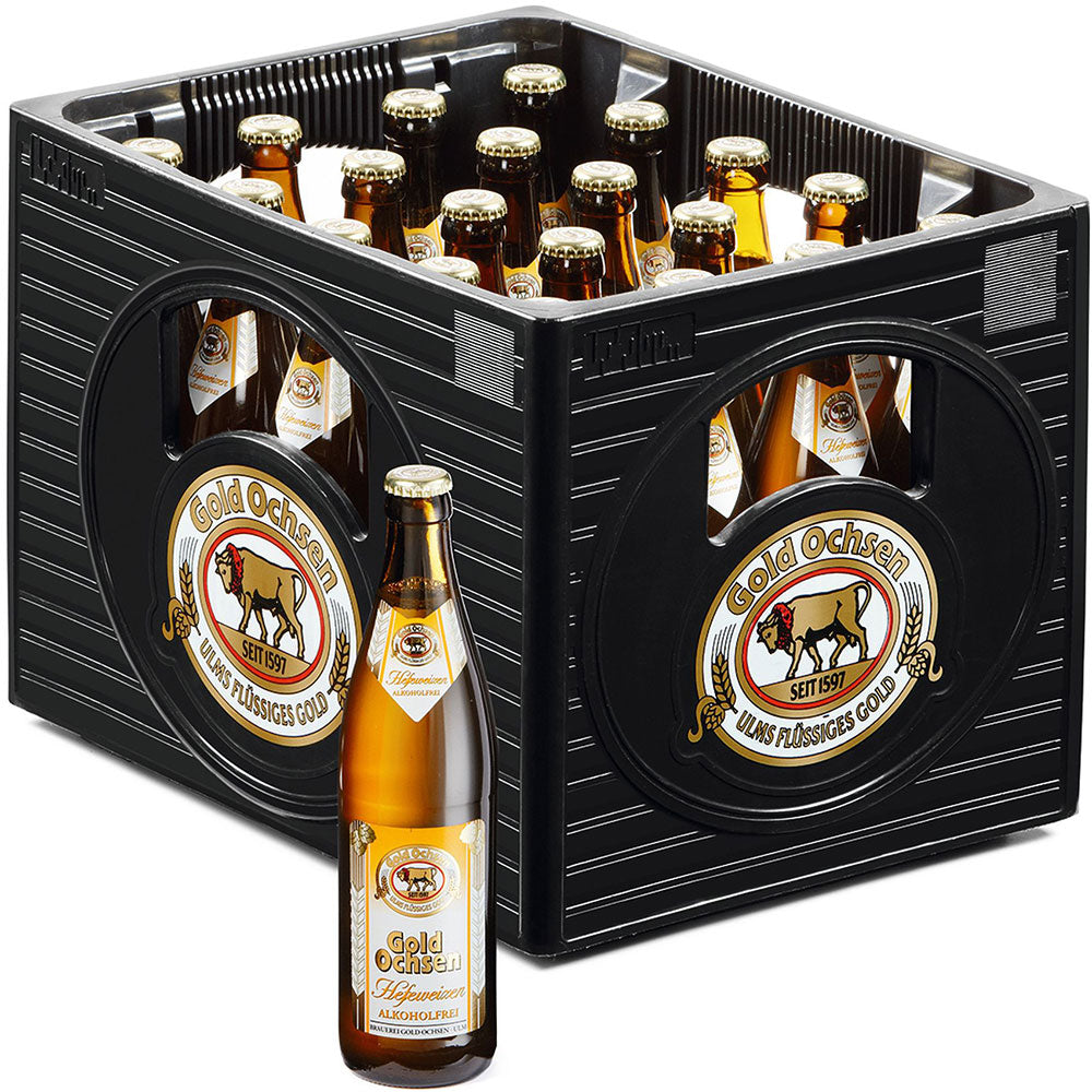 Gold Ochsen Hefe Alkoholfrei 20x 0,5 Liter (MEHRWEG)